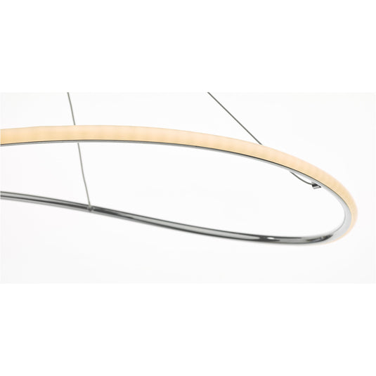 Dar Lighting LIS0150 Lisette Pendant Polished Chrome LED - 35220