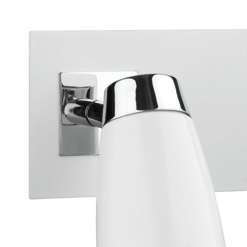 Load image into Gallery viewer, Dar Lighting LOF772 Loft 2 Light Low Energy Spot Switch Polished Chrome &amp; Matt White - 14925
