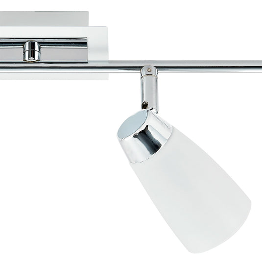 Dar Lighting LOF842 Loft 4 Light Bar White - 27084