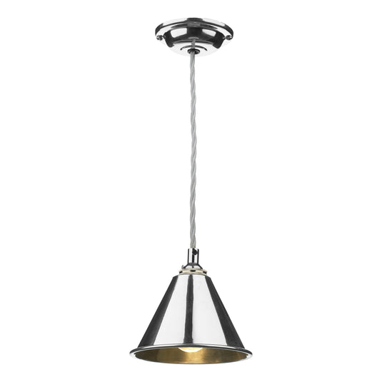 David Hunt Lighting LON0150 LONDON Single pendant in polished chrome