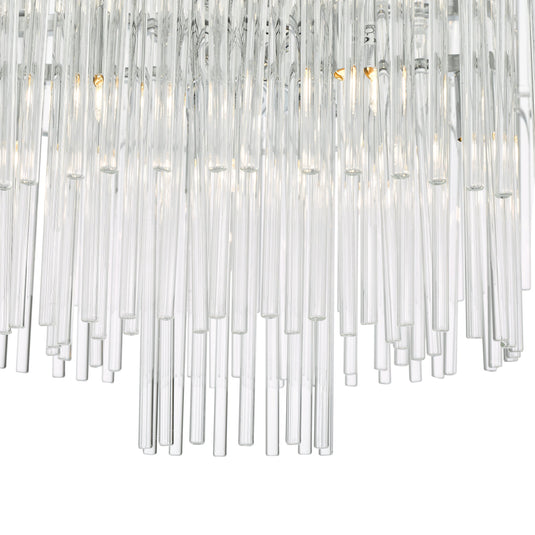 Dar Lighting LUK1750 Lukas 13 Light Pendant Polished Chrome Glass - 36964