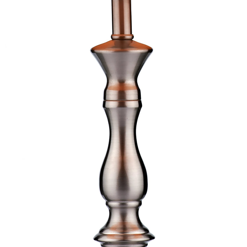 Load image into Gallery viewer, Dar Lighting MAD4246 Madrid Ball Table Lamp Satin Chrome complete with Shade - 16404
