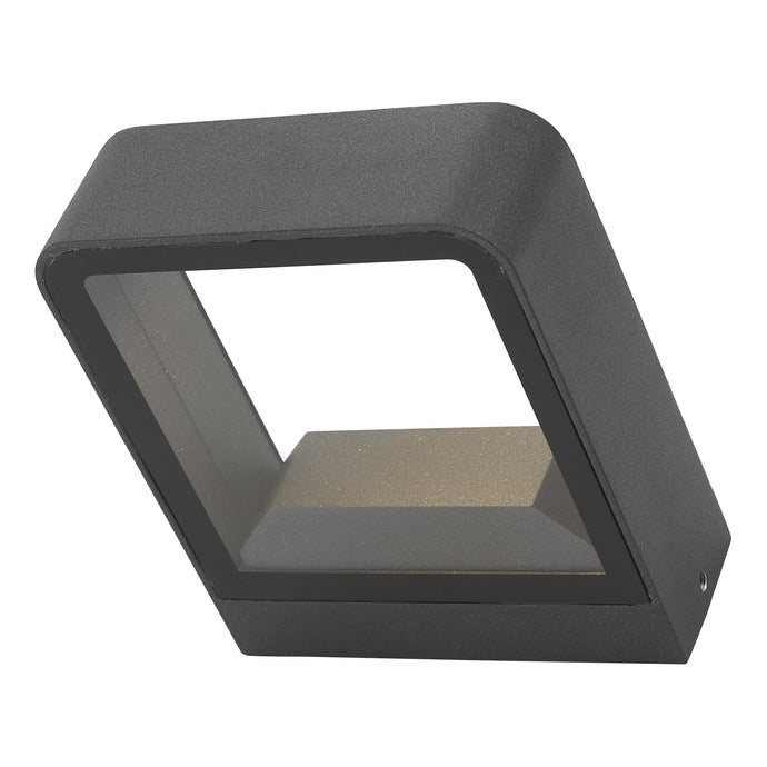 Dar Lighting MAL3239 Malone Square Outdoor Up & Down LED Wall Light IP65 - 35236
