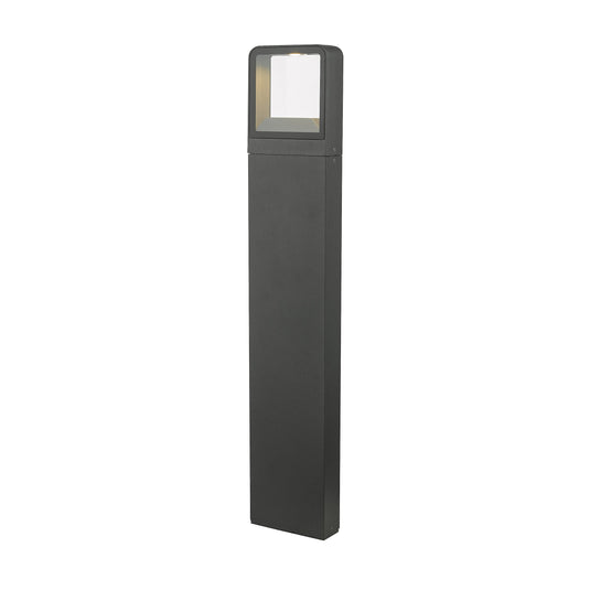 Dar Lighting MAL4539 Outdoor Post with Square Light Anthracite IP65 LED - 35237