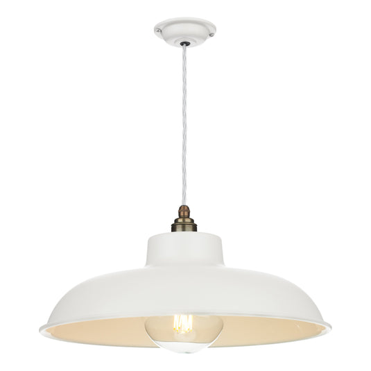 David Hunt Lighting MET0199 METRO Single pendant in bespoke colour DHL