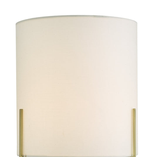 Dar Lighting MIC4135 Michaela Table Lamp Satin Gold Cw Shd - 35246