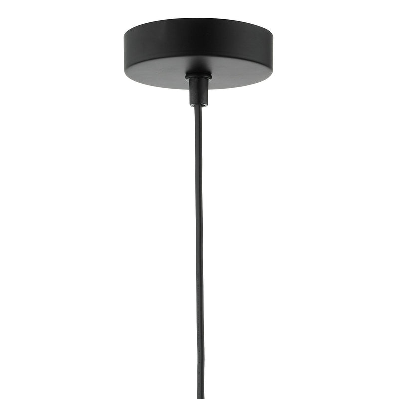 Load image into Gallery viewer, Dar Lighting MID0122 Midi Cage Pendant Matt Black &amp; Bright Copper - 21535
