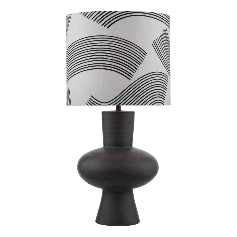 Load image into Gallery viewer, Dar Lighting MIH4222 Miho 1 Light Table Lamp Black/Bronze With Shade - 36975
