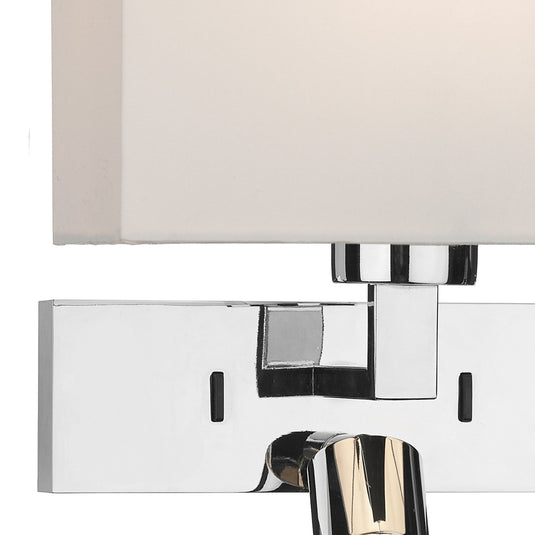 Dar Lighting MOD7150L Modena Wall Light With LED In Polished Chrome (Bracket Only) - 35255