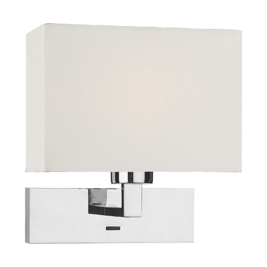Dar Lighting MOD7150 Modena Wall Light In Polished Chrome (Bracket Only) - 25788