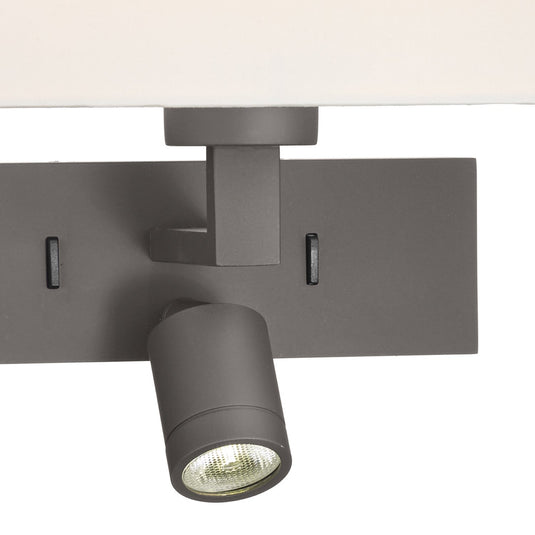 Dar Lighting MOD7163L Modena Wall Light With LED In Bronze (Bracket Only) - 23734