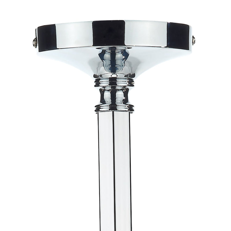 Load image into Gallery viewer, Dar Lighting MUR0550 Murray 5 Light Dual Mount Pendant Polished Chrome - 20282
