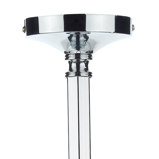 Dar Lighting MUR0550 Murray 5 Light Dual Mount Pendant Polished Chrome - 20282