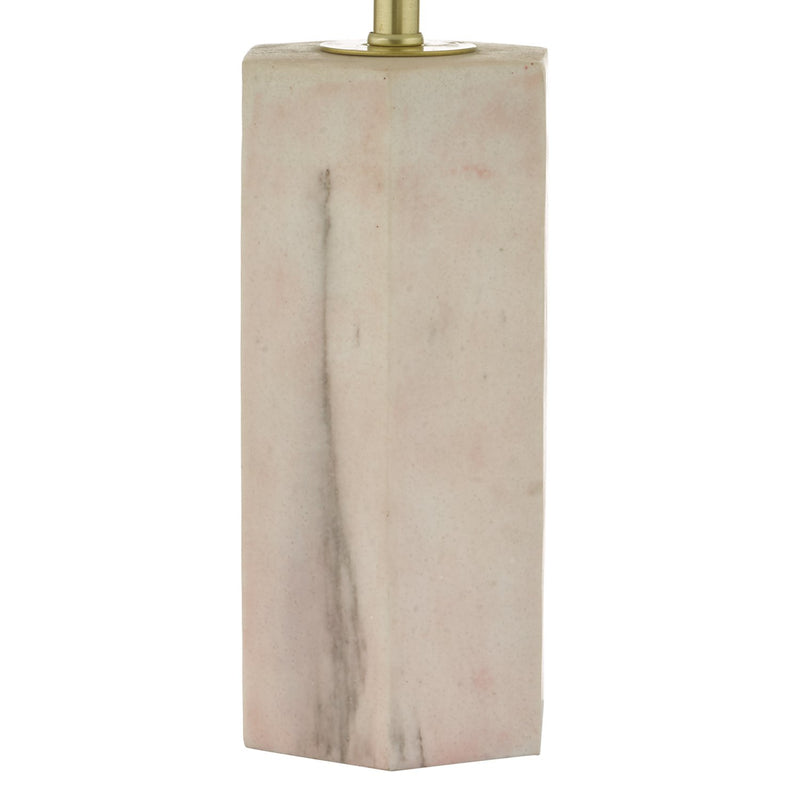 Load image into Gallery viewer, Dar Lighting NAL4203 Nalani Table Lamp Pink &amp; Marble Effect With Shade - 24146
