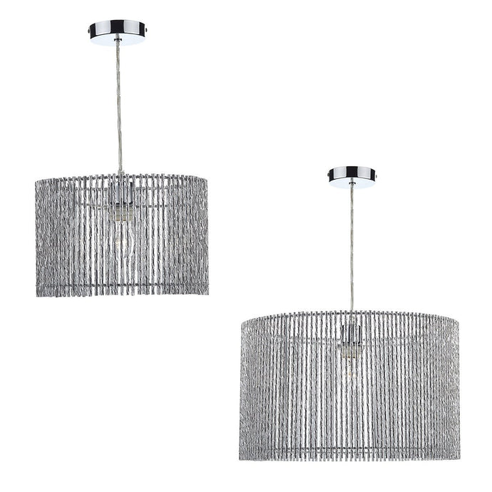 Dar Lighting NES1750 Nest Non Elec Polished Chrome 2X Size - 18415
