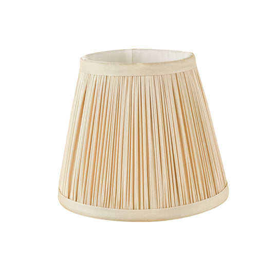 Dar Lighting NOE2629 Noelle Taupe Silk Pleated Shade 14cm - 36989