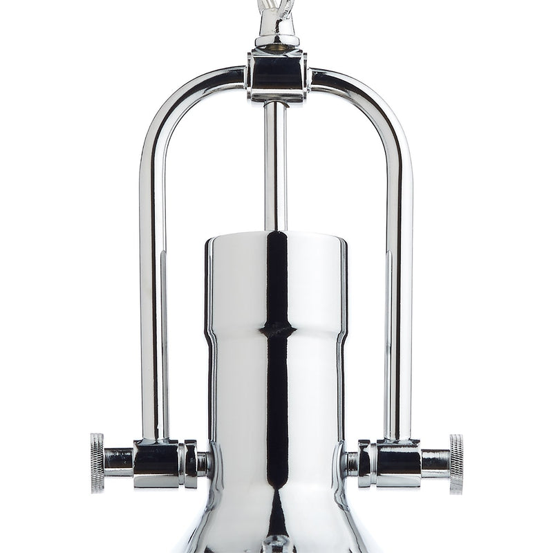 Load image into Gallery viewer, Dar Lighting NOL0150 Nolan 1 Light Pendant Polished Chrome - 19543
