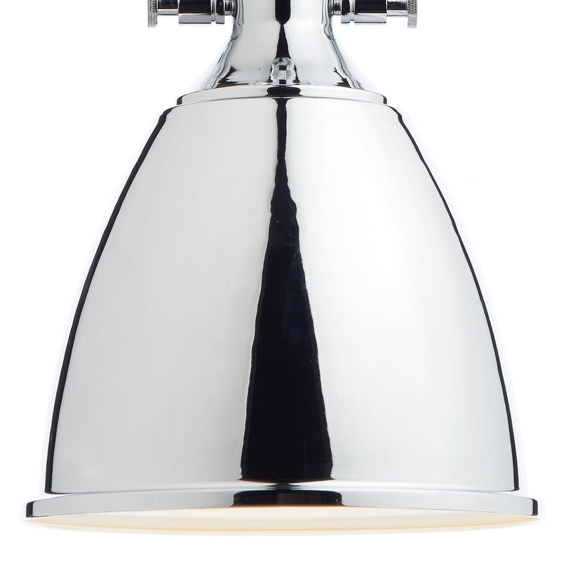 Load image into Gallery viewer, Dar Lighting NOL0150 Nolan 1 Light Pendant Polished Chrome - 19543
