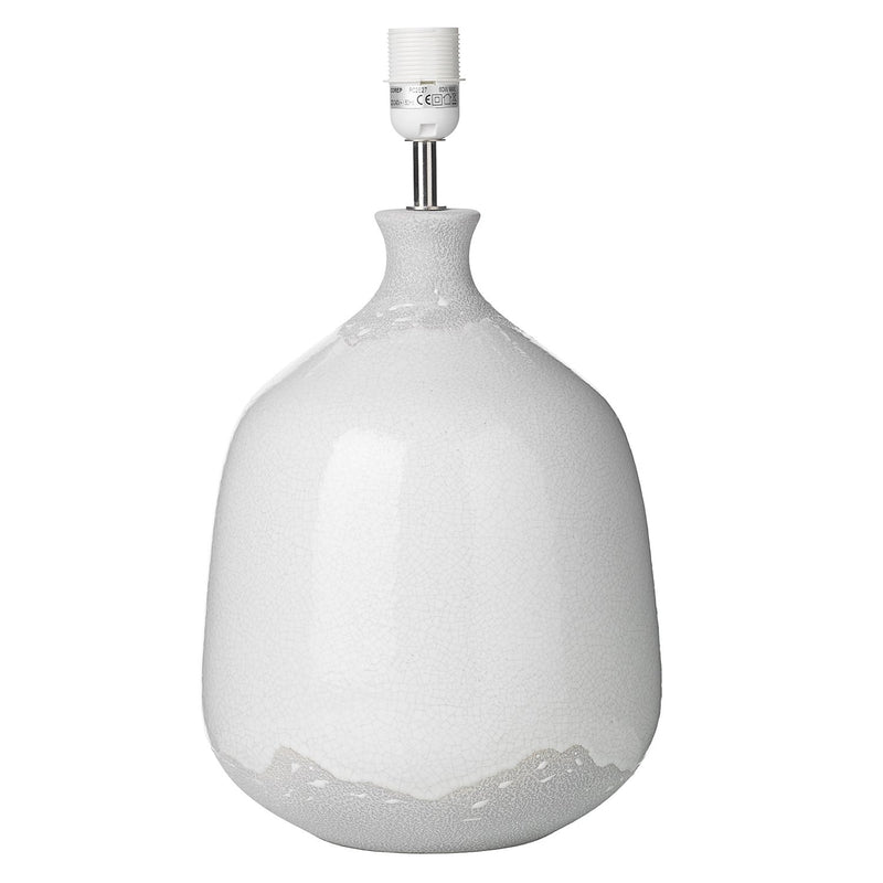 Load image into Gallery viewer, Dar Lighting NUS422 Nushrah Table Lamp Ceramic &amp; White Base Only - 35277
