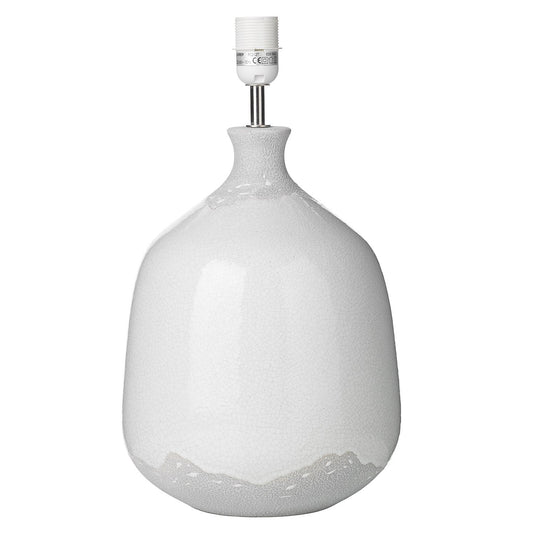 Dar Lighting NUS422 Nushrah Table Lamp Ceramic & White Base Only - 35277