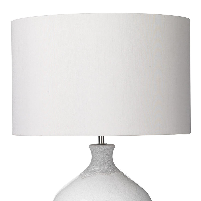 Load image into Gallery viewer, Dar Lighting NUS422 Nushrah Table Lamp Ceramic &amp; White Base Only - 35277
