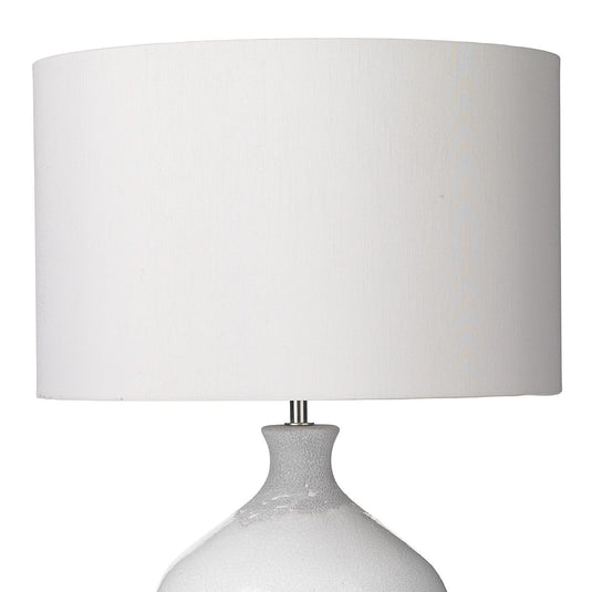 Dar Lighting NUS422 Nushrah Table Lamp Ceramic & White Base Only - 35277