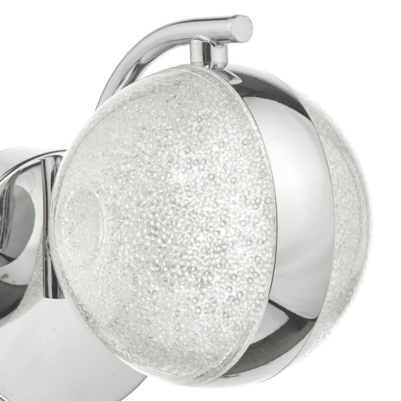 Load image into Gallery viewer, Dar Lighting NYM0750 Nyma Wall Light Polished Chrome &amp; Acrylic LED - 35278
