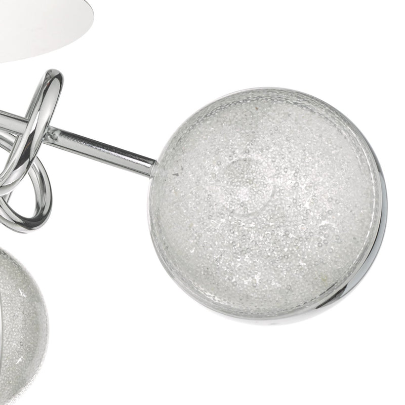 Load image into Gallery viewer, Dar Lighting NYM5350 Nyma 3lt Semi Flush Polished Chrome &amp; Acrylic LED - 35279
