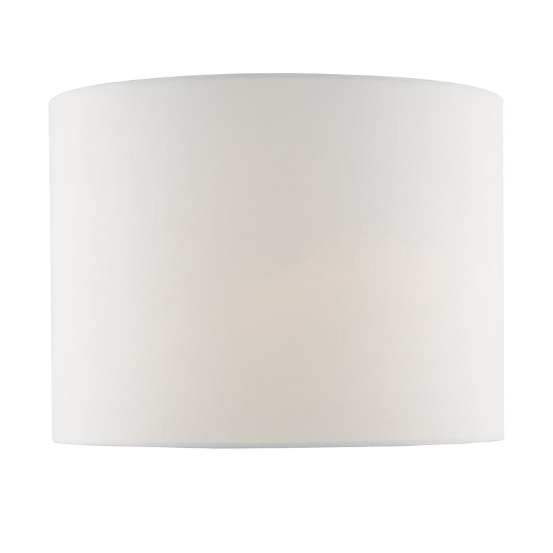 Load image into Gallery viewer, Dar Lighting OLA4350RS-X Olalla Ivory Faux Silk Drum Shade 34cm - 36997
