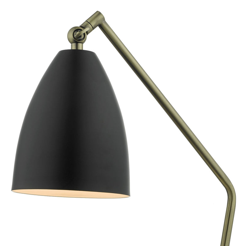Load image into Gallery viewer, Dar Lighting OLL4154 Olly Table Lamp Antique Brass/ Black - 35287
