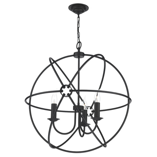 David Hunt Lighting ORB0322 Orb 3 Light 600mm Pendant Black