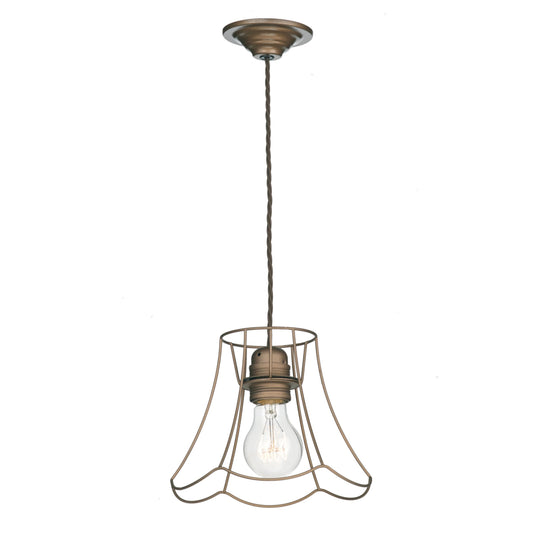 David Hunt Lighting ORE0163 Oregon 1 Light Pendant Small Bronze