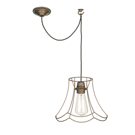 David Hunt Lighting ORE8663 Oregon 1 Light Pendant Large Bronze
