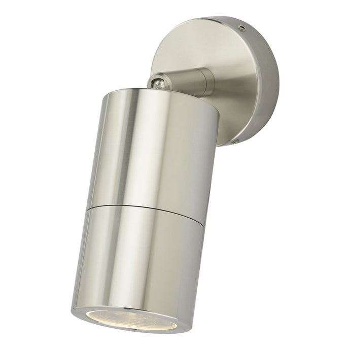 Dar Lighting ORT0768 Ortega Outdoor Adjustable Wall Spotlight IP65 Aluminium - 35297