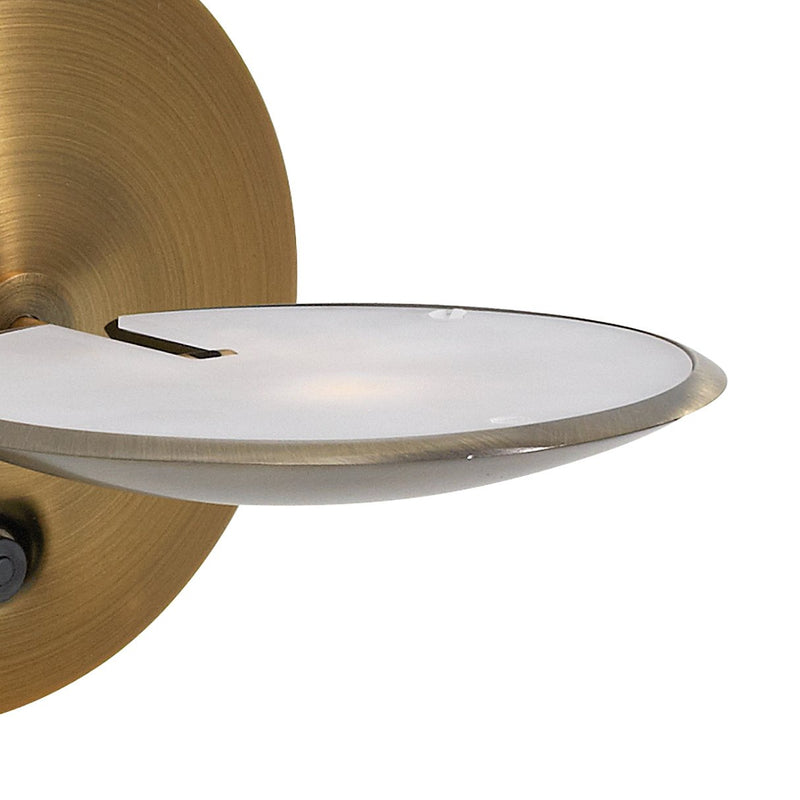 Load image into Gallery viewer, Dar Lighting OUN0763 Oundle Wall Bracket Bronze Led - 21858
