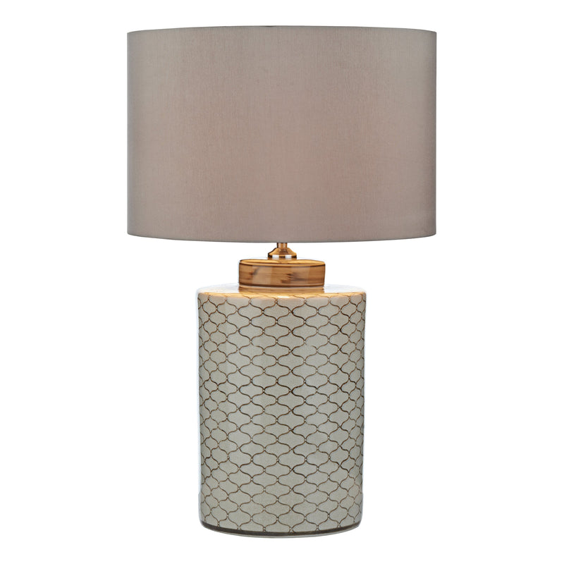 Load image into Gallery viewer, Dar Lighting PAX4233 Paxton Table Lamp Cream Brown Base Only - 35306
