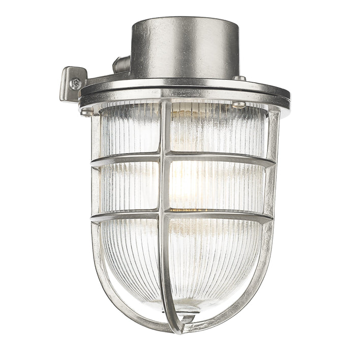 David Hunt Lighting PIE1638 Pier Outdoor Wall Light Nickel IP64