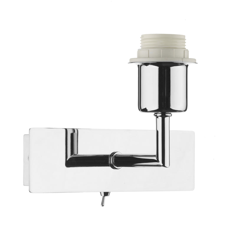 Load image into Gallery viewer, Dar Lighting PIZ0750 PIZA Wall Light Polished Chrome Bracket Only - 35311
