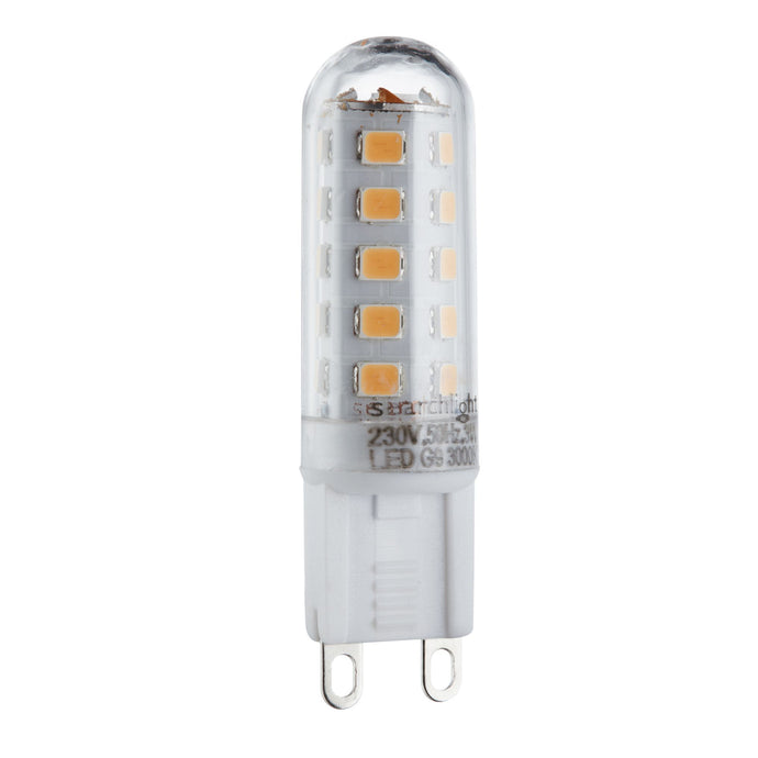 Searchlight PL1903WW Pack 10 LED Lamps Pack 10 X G9 - 3W, 300 Lumens, Warm White - 19530