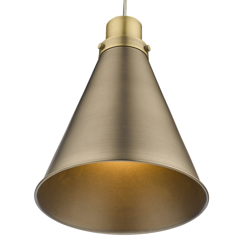 Load image into Gallery viewer, Dar Lighting POT8661 Potter Easy Fit Pendant Antique Chrome - 37181
