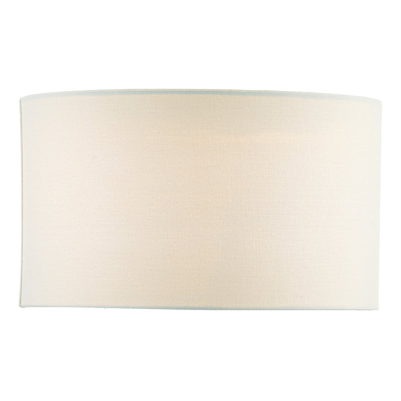 Load image into Gallery viewer, Dar Lighting PYR142 Pyramid White Linen Drum Shade 35cm - 35315
