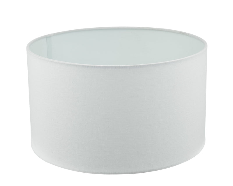 Load image into Gallery viewer, Dar Lighting PYR142 Pyramid White Linen Drum Shade 35cm - 35315
