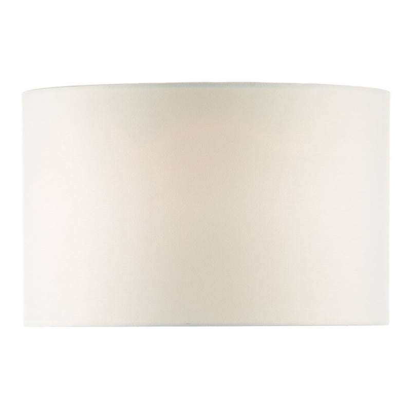 Load image into Gallery viewer, Dar Lighting PYR182 Pyramid White Linen Drum Shade 46cm - 26519
