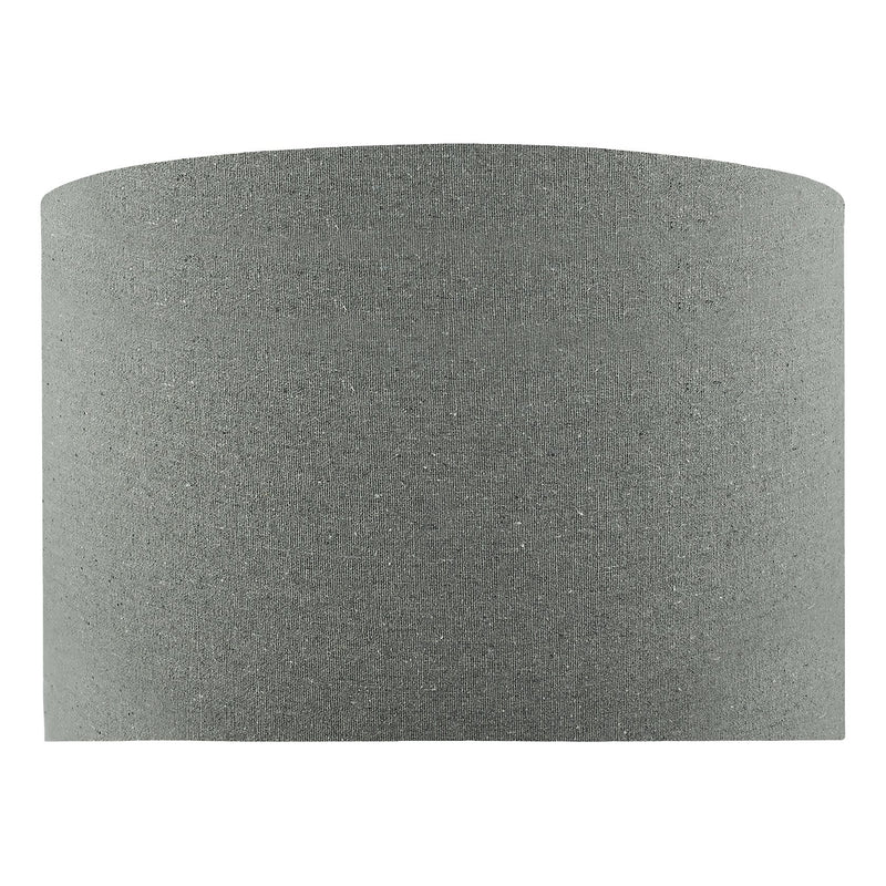 Load image into Gallery viewer, Dar Lighting PYR1839 Pyramid Grey Linen Drum Shade 46cm - 37001
