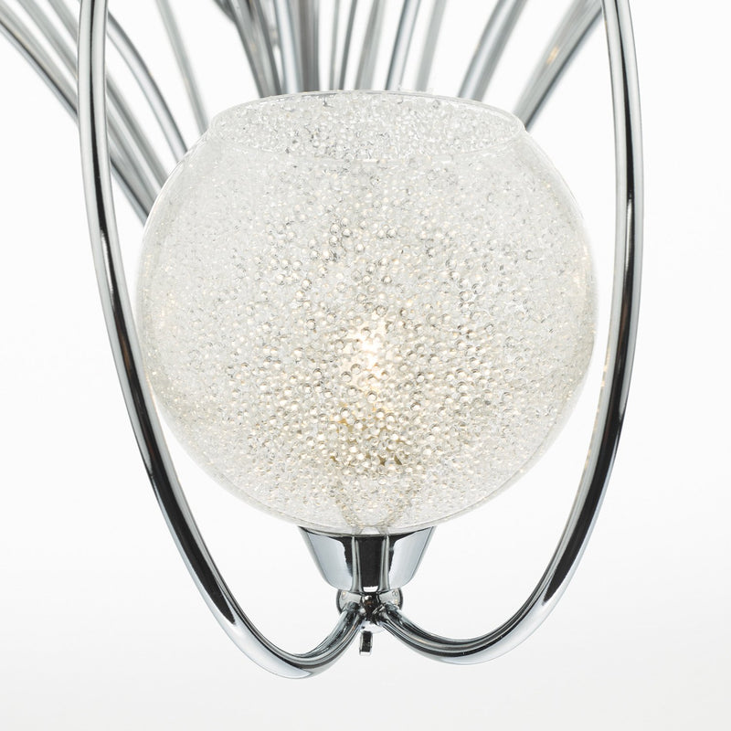 Load image into Gallery viewer, Dar Lighting RAF5350 Rafferty 3 Light Semi Flush Polished Chrome - 21852
