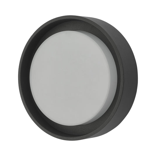 Dar Lighting RAL5239 Ralph Small Outdoor Wall Light Anthracite IP65 LED - 35320