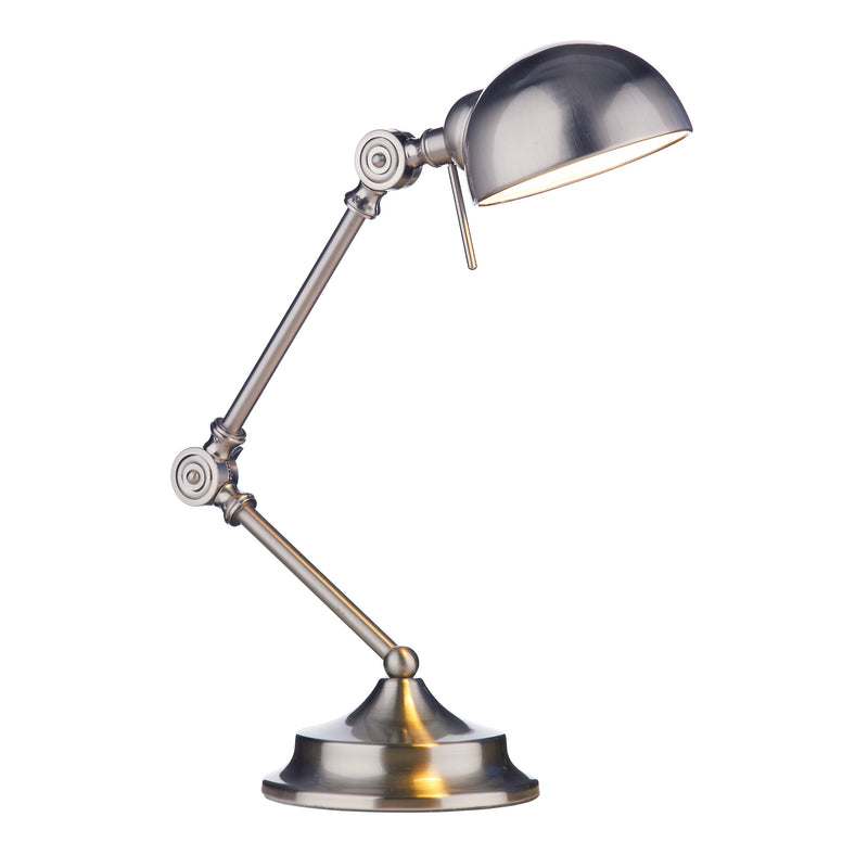 Load image into Gallery viewer, Dar Lighting RAN4046 Ranger Table Lamp Satin Chrome - 22401
