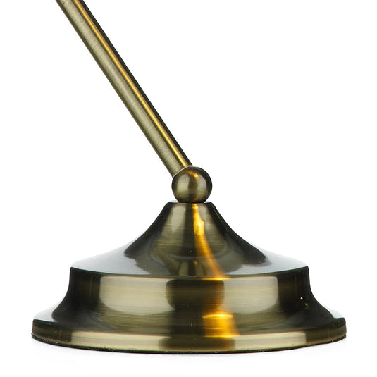 Dar Lighting RAN4075 Ranger Table Lamp Antique Brass - 22448