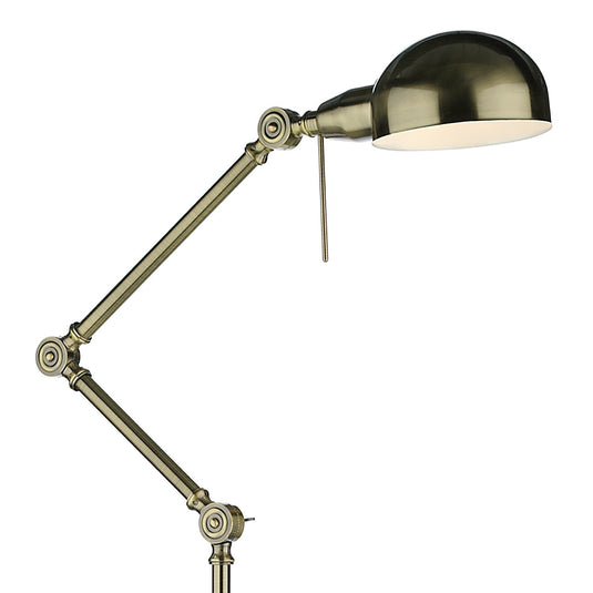 Dar Lighting RAN4975 Ranger Floor Lamp Antique Brass - 23484