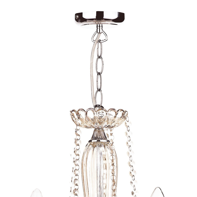 Load image into Gallery viewer, Dar Lighting RAP0506 Raphael 5 Light Chandelier Champagne Crystal - 35322
